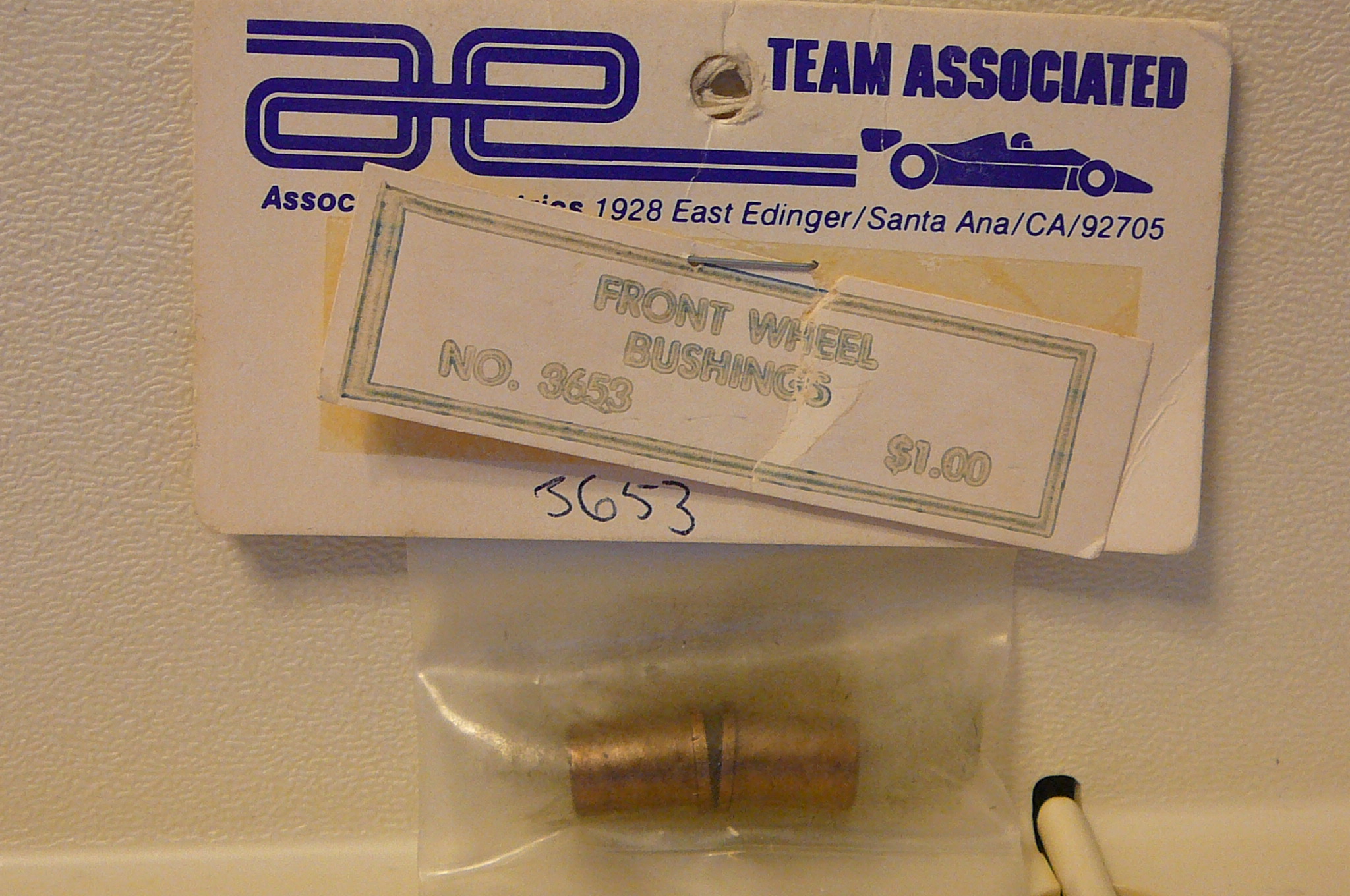 Associated 3653 Front Wheel Bushings