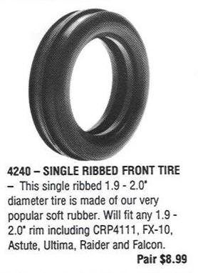 Futaba fx10 fx 10 CRP 4240 Front Tires