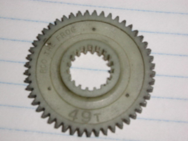 Original Tamiya Frog 49T Counter Gear