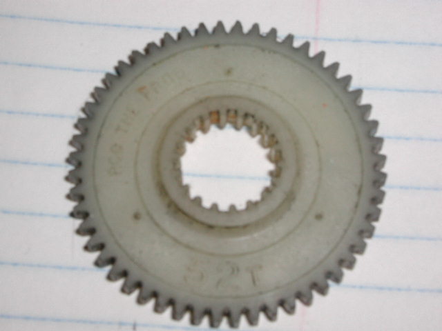 Original Tamiya Frog 52T Counter Gear